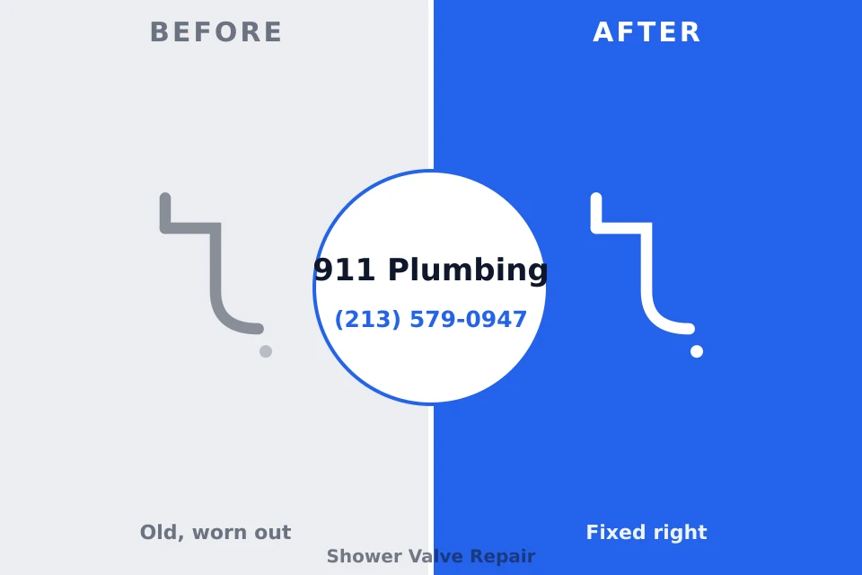 Before and after: plumbing repair Evergreen Park, IL